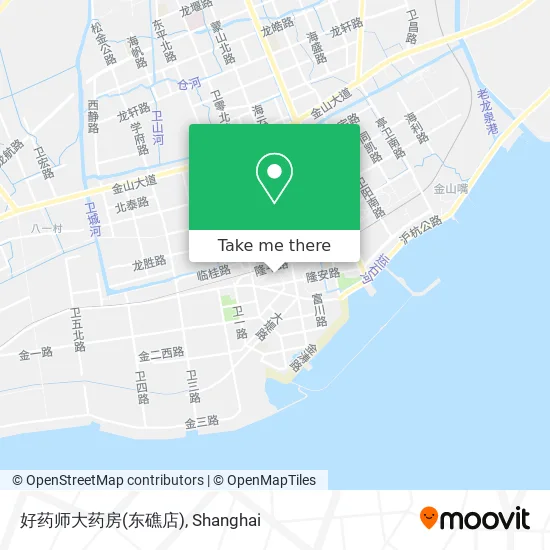 好药师大药房(东礁店) map