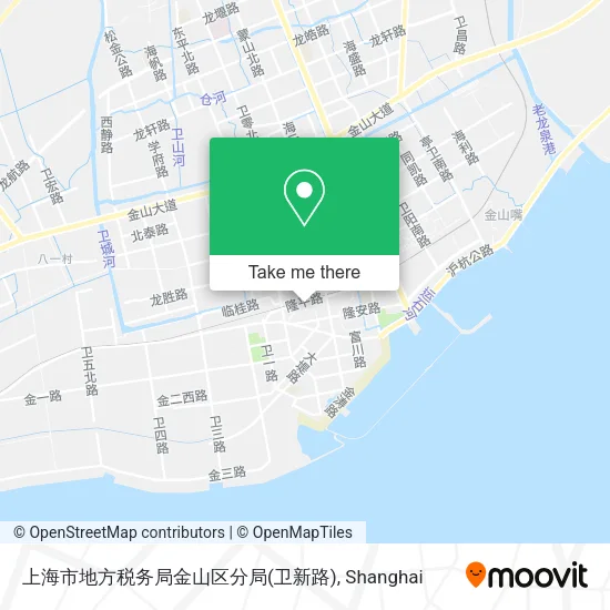 上海市地方税务局金山区分局(卫新路) map
