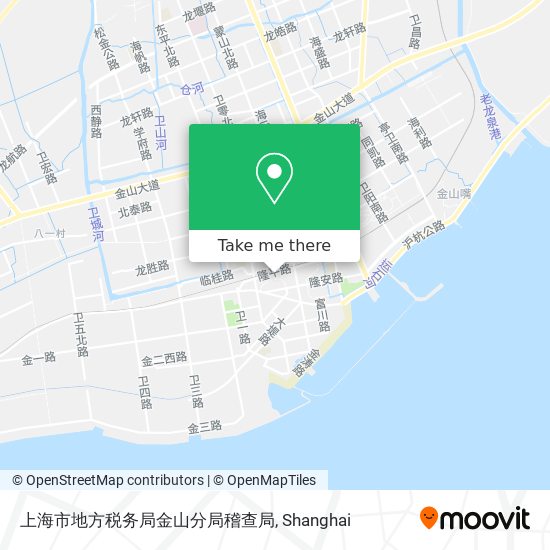 上海市地方税务局金山分局稽查局 map