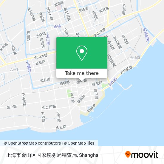 上海市金山区国家税务局稽查局 map