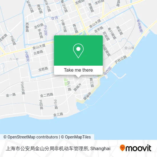 上海市公安局金山分局非机动车管理所 map