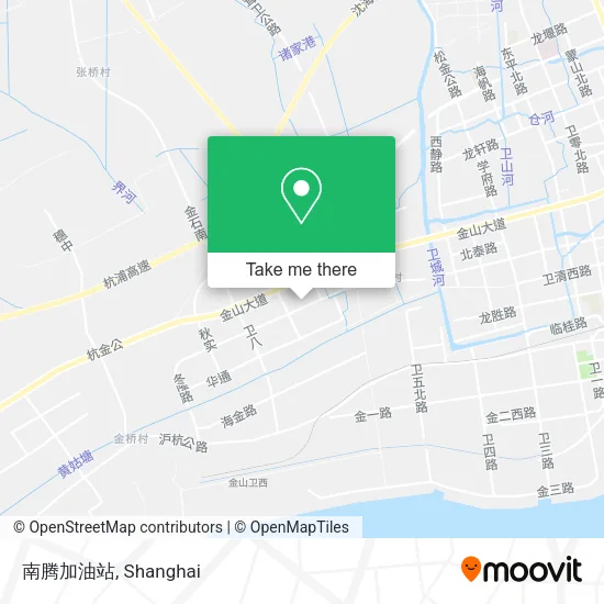 南腾加油站 map