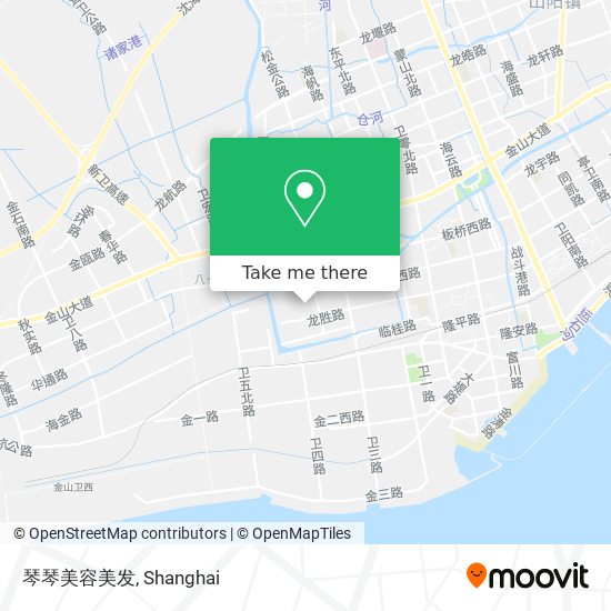 琴琴美容美发 map