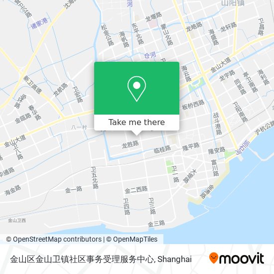 金山区金山卫镇社区事务受理服务中心 map