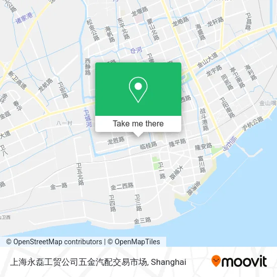 上海永磊工贸公司五金汽配交易市场 map