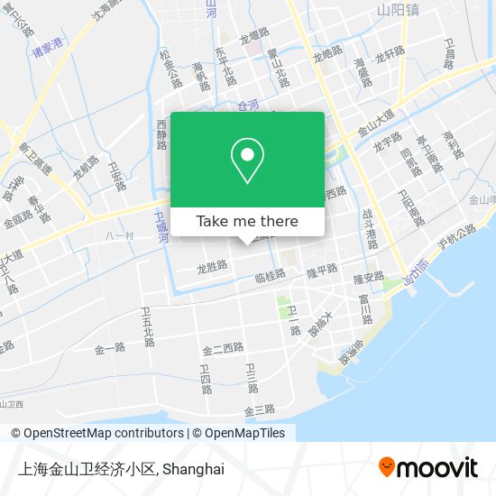 上海金山卫经济小区 map