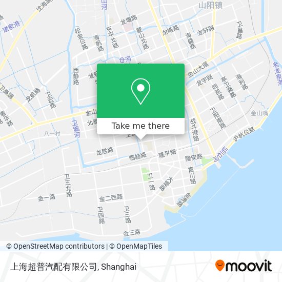 上海超普汽配有限公司 map