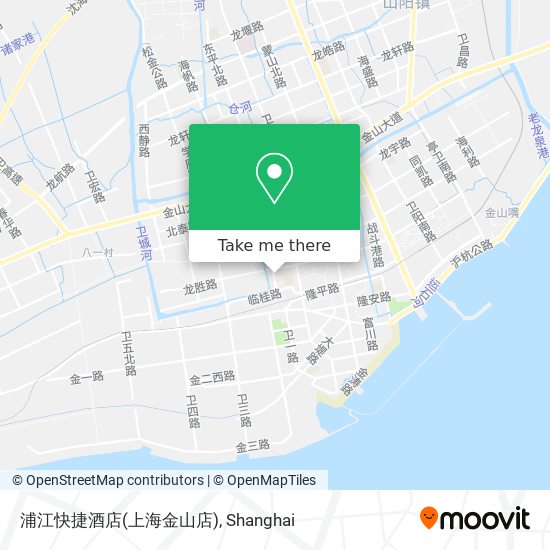 浦江快捷酒店(上海金山店) map