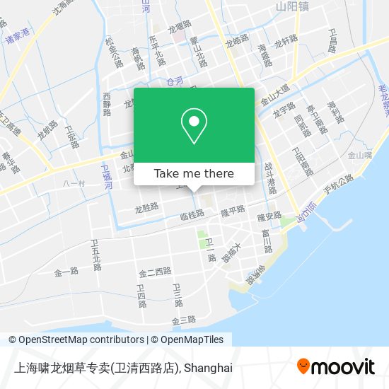 上海啸龙烟草专卖(卫清西路店) map