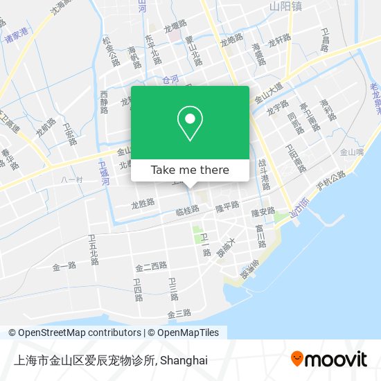 上海市金山区爱辰宠物诊所 map