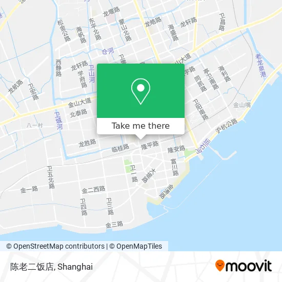 陈老二饭店 map