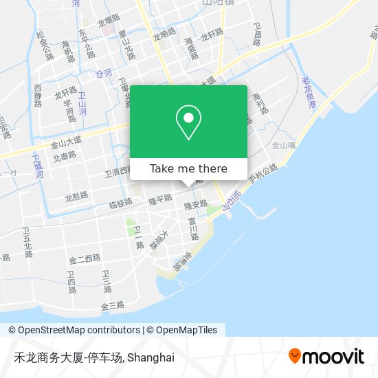 禾龙商务大厦-停车场 map