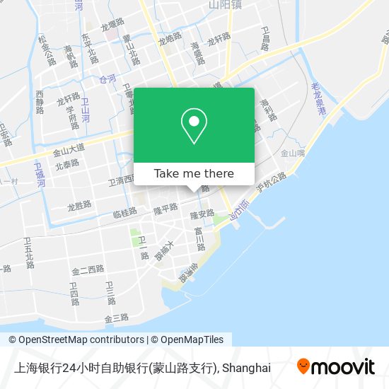 上海银行24小时自助银行(蒙山路支行) map