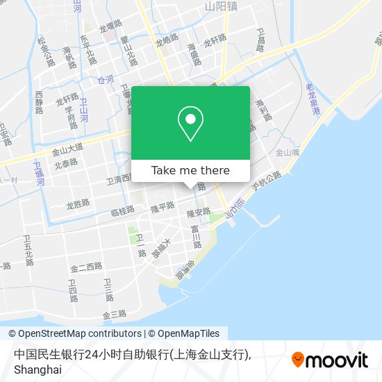 中国民生银行24小时自助银行(上海金山支行) map