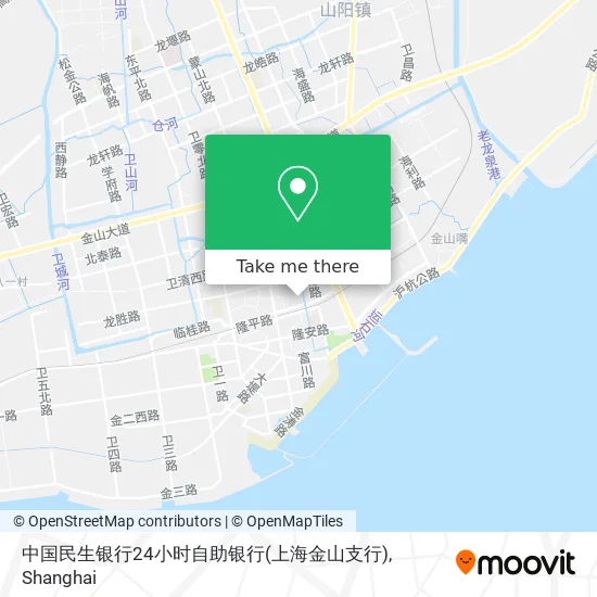 中国民生银行24小时自助银行(上海金山支行) map