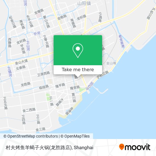 村夫烤鱼羊蝎子火锅(龙胜路店) map