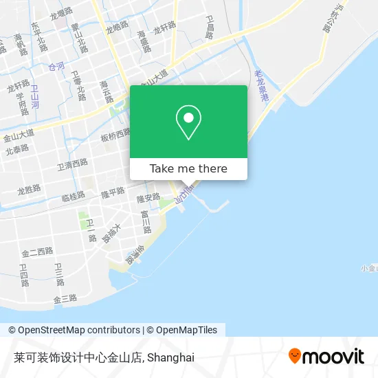莱可装饰设计中心金山店 map