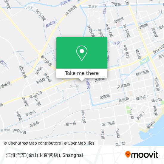 江淮汽车(金山卫直营店) map