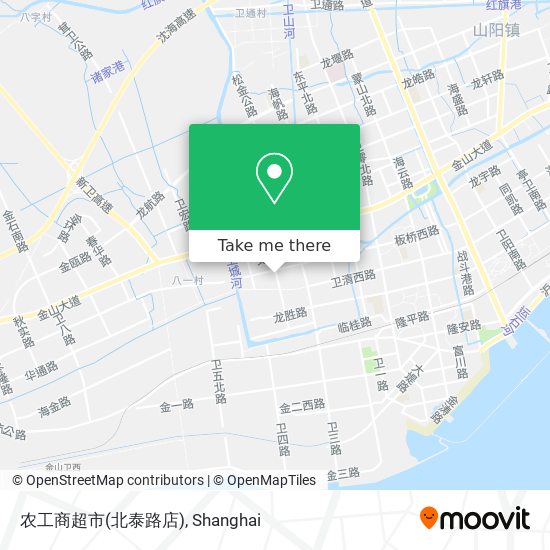 农工商超市(北泰路店) map