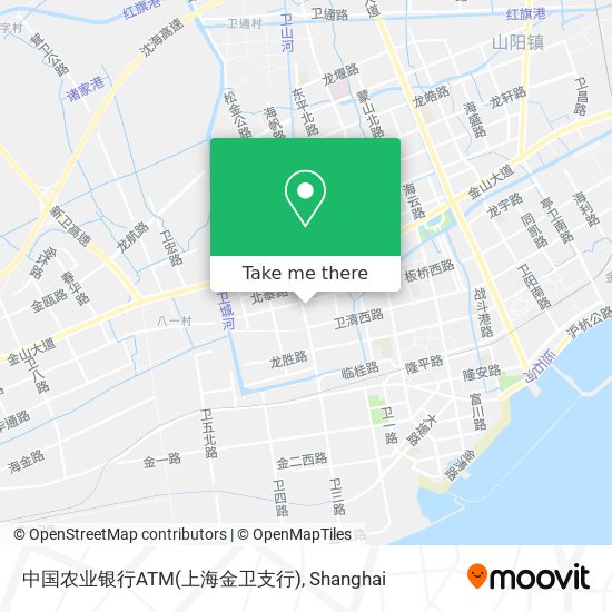 中国农业银行ATM(上海金卫支行) map