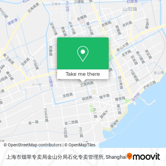 上海市烟草专卖局金山分局石化专卖管理所 map