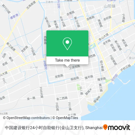 中国建设银行24小时自助银行(金山卫支行) map
