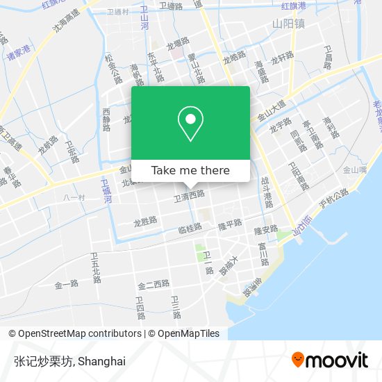 张记炒栗坊 map