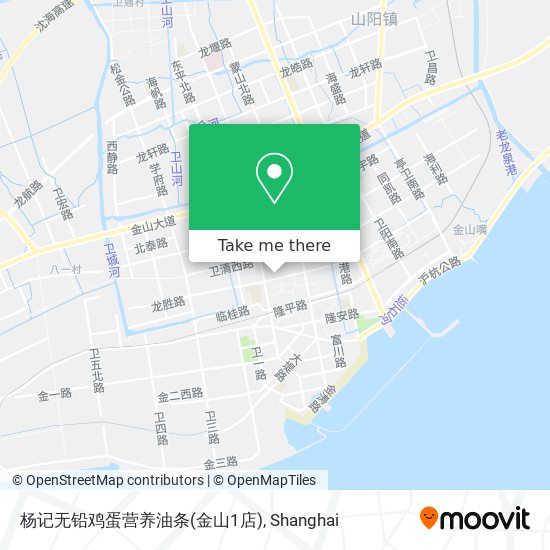 杨记无铅鸡蛋营养油条(金山1店) map