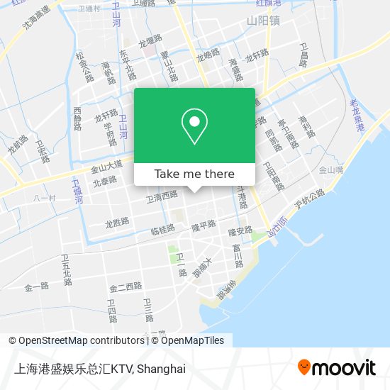 上海港盛娱乐总汇KTV map