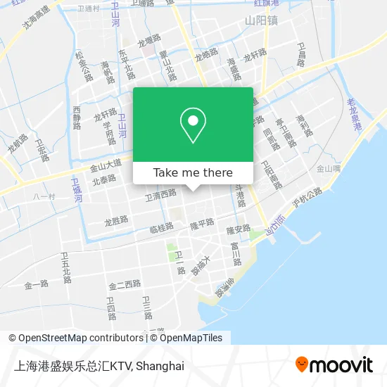 上海港盛娱乐总汇KTV map