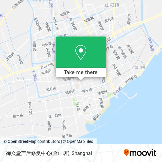 御众堂产后修复中心(金山店) map