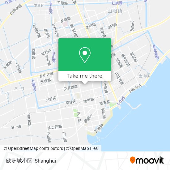 欧洲城小区 map