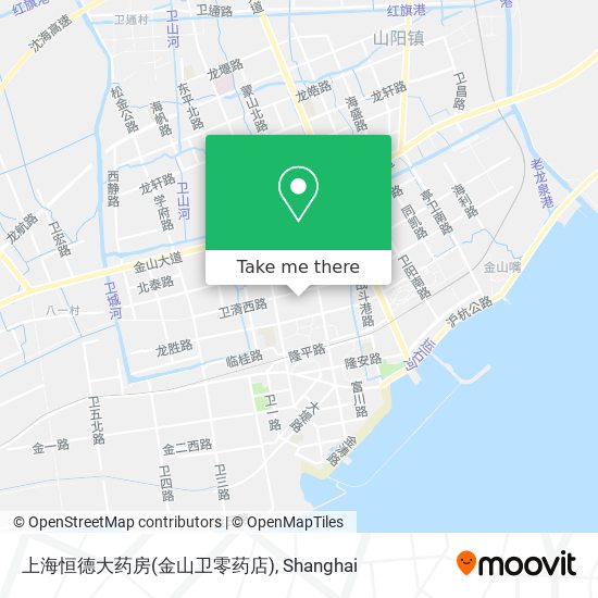 上海恒德大药房(金山卫零药店) map