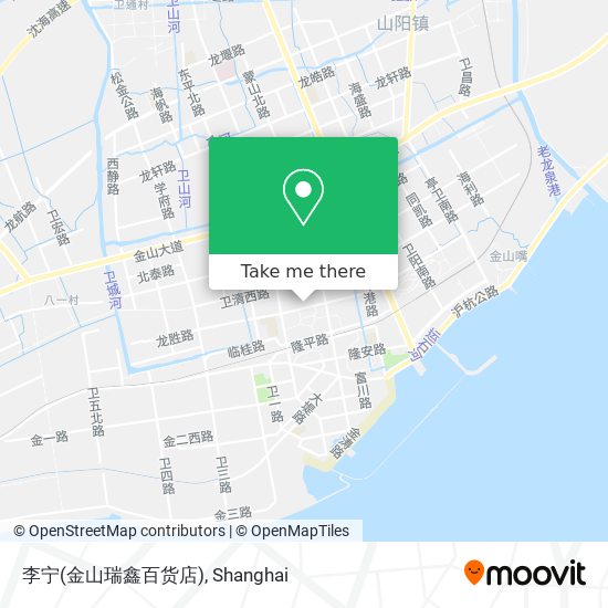 李宁(金山瑞鑫百货店) map