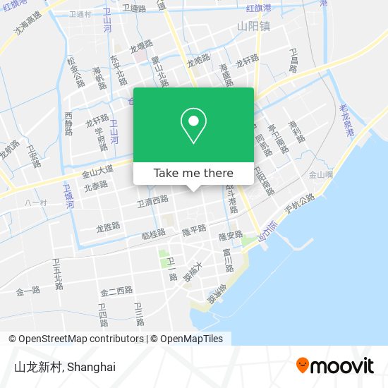 山龙新村 map