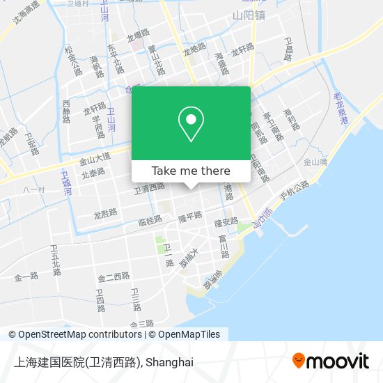 上海建国医院(卫清西路) map
