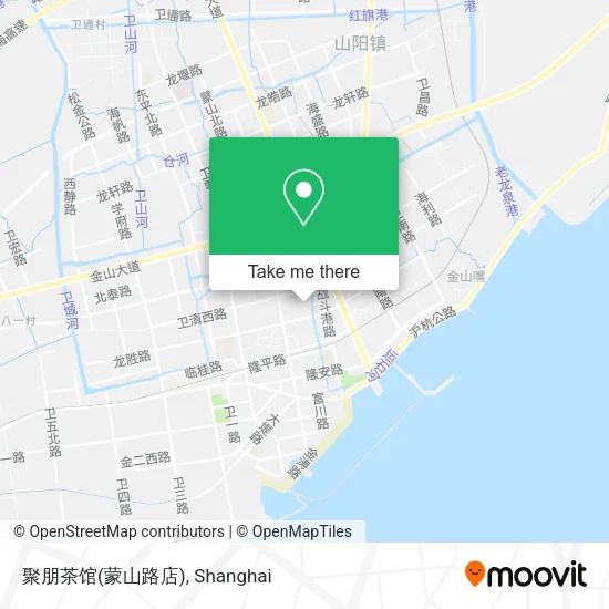 聚朋茶馆(蒙山路店) map