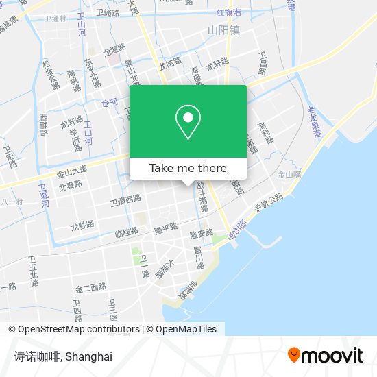 诗诺咖啡 map