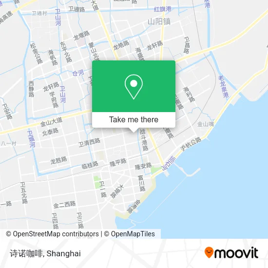 诗诺咖啡 map