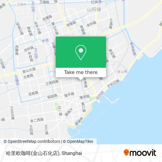 哈里欧咖啡(金山石化店) map