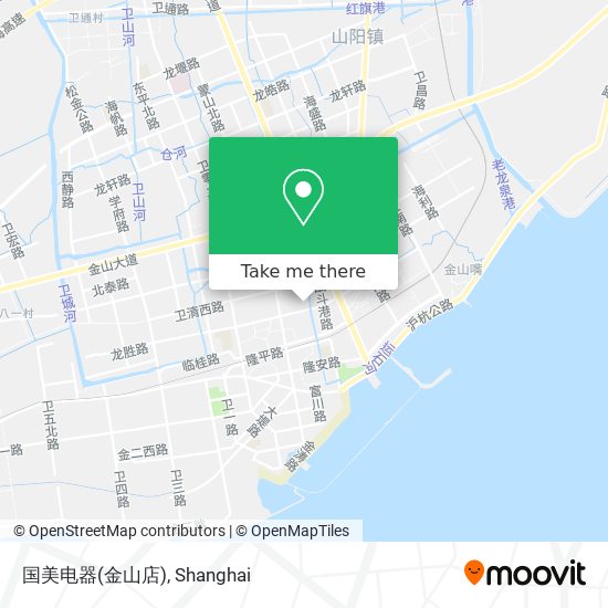 国美电器(金山店) map