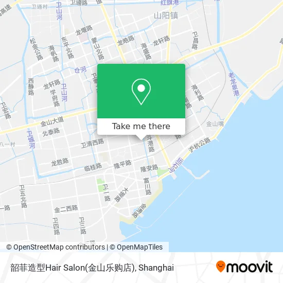 韶菲造型Hair Salon(金山乐购店) map