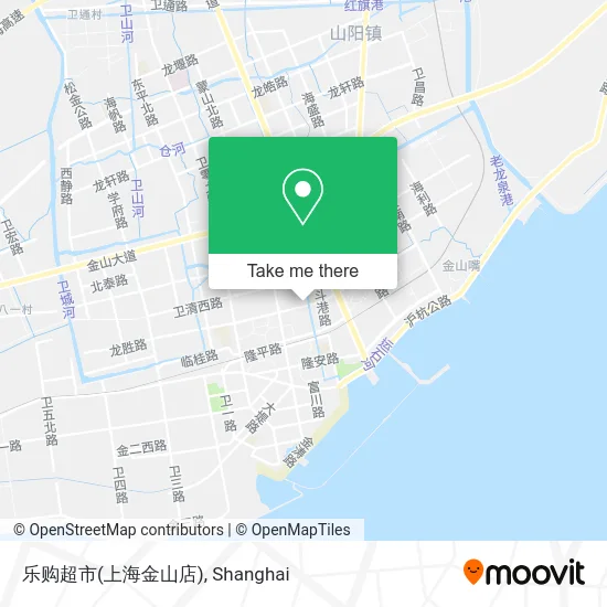 乐购超市(上海金山店) map