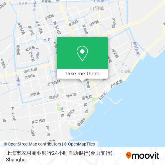 上海市农村商业银行24小时自助银行(金山支行) map