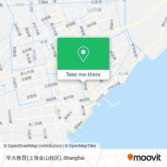 学大教育(上海金山校区) map