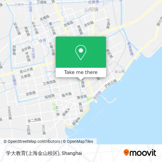 学大教育(上海金山校区) map