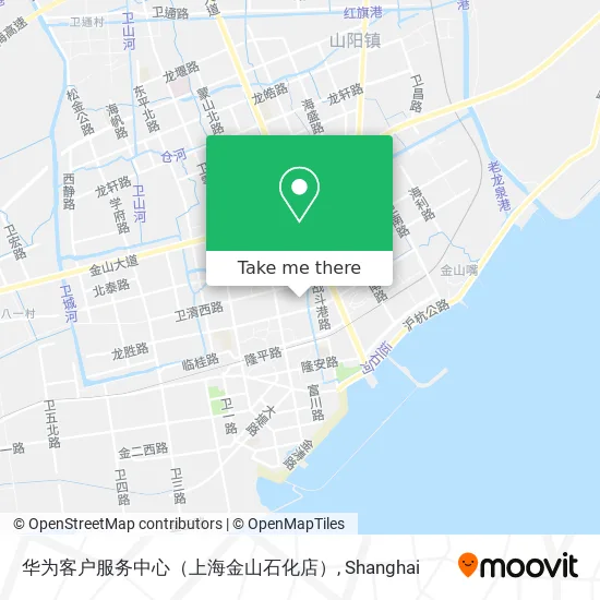华为客户服务中心（上海金山石化店） map