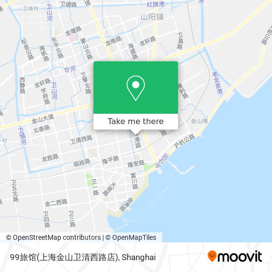 99旅馆(上海金山卫清西路店) map