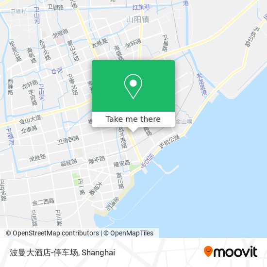波曼大酒店-停车场 map