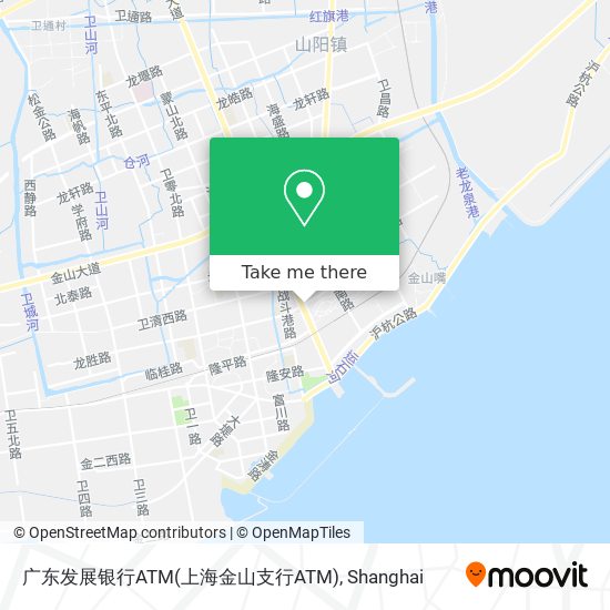 广东发展银行ATM(上海金山支行ATM) map